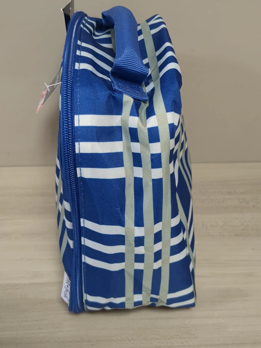 Simplified Blue Plaid Lunch Tote by Simplified